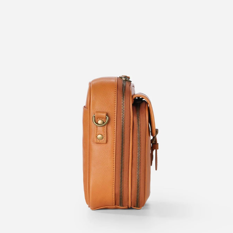VIRELLE™ – Compacte Leren Handtas voor Elke Dag