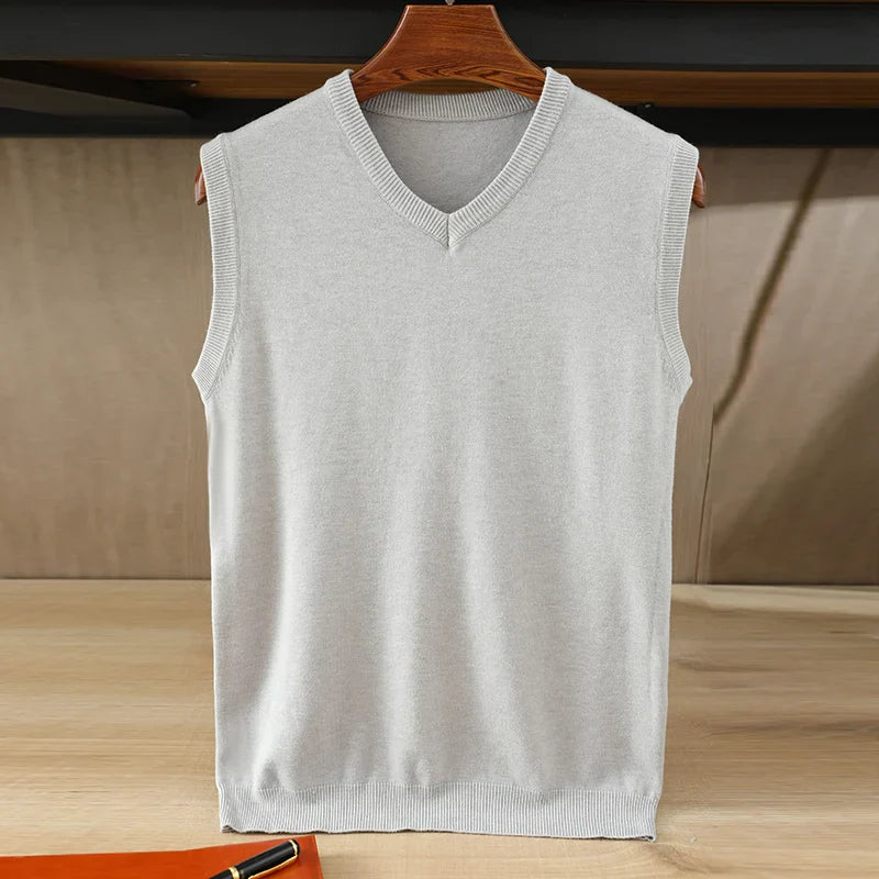 Luxe Knit Vest voor Lagen