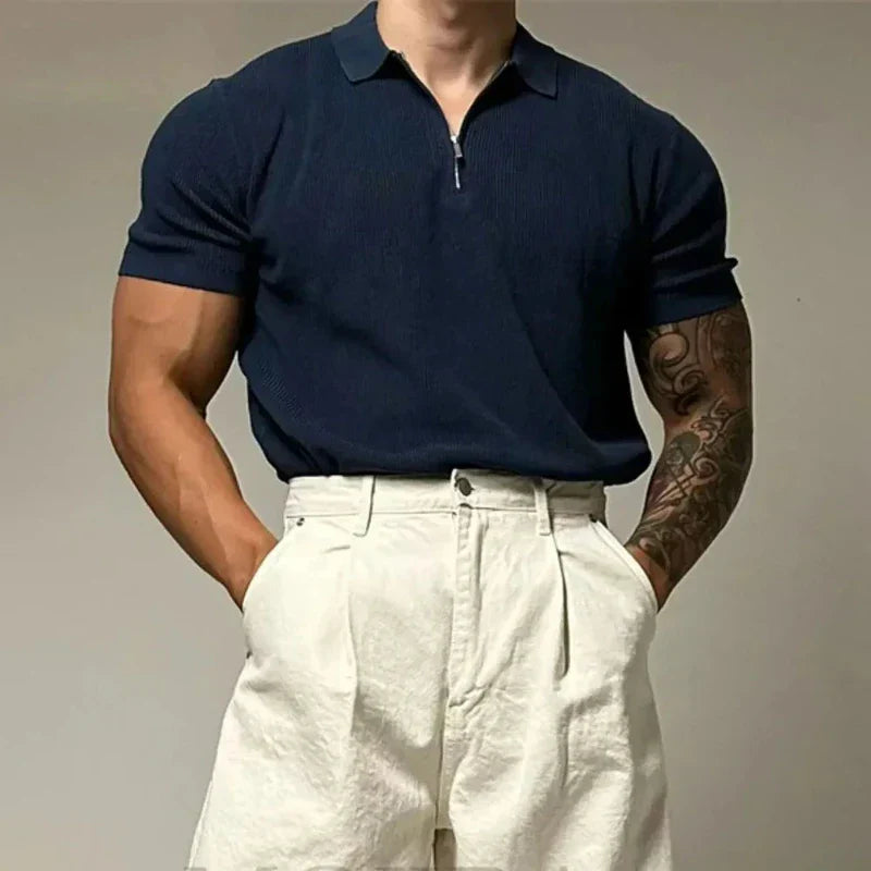 MONARCH ZIP MUSCLE SHIRT