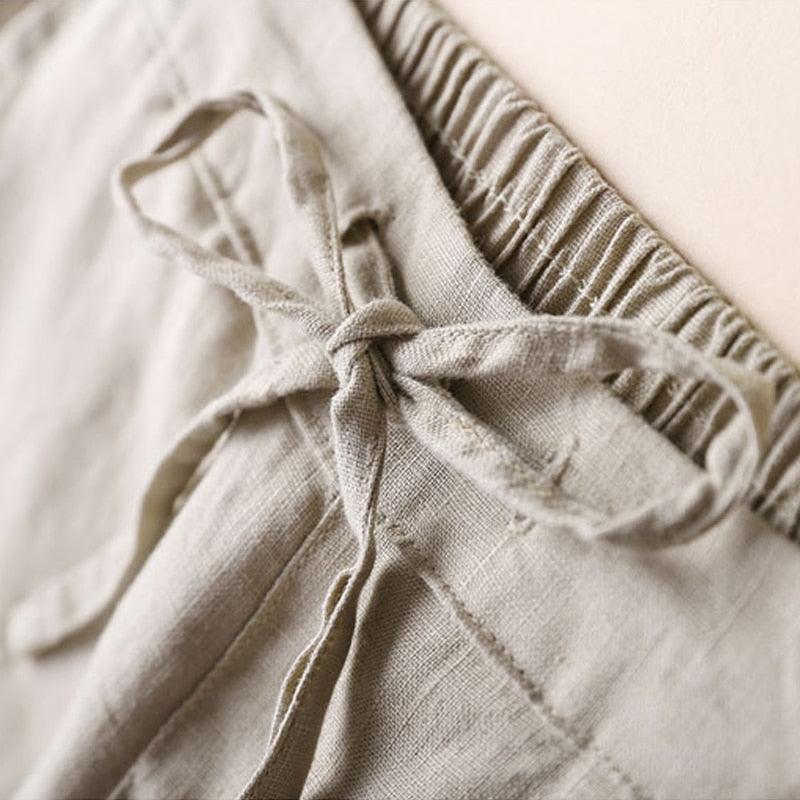 Linnen Damesbroek – Comfortabele Pasvorm & Elegante Look