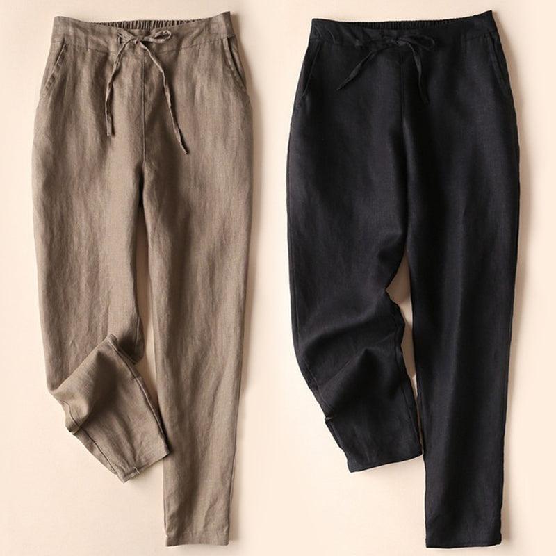 Linnen Damesbroek – Comfortabele Pasvorm & Elegante Look
