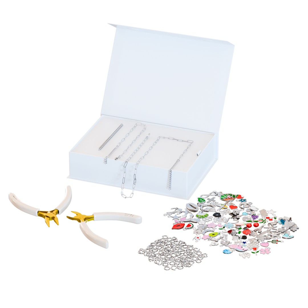 FabuLove DIY Sieraden Set 100+ Bedels – Jouw Stijl, Jouw Creatie