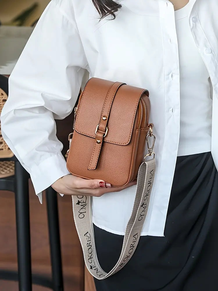 VIRELLE™ – Compacte Leren Handtas voor Elke Dag