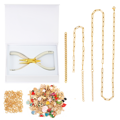 FabuLove DIY Sieraden Set 100+ Bedels – Jouw Stijl, Jouw Creatie
