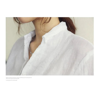 Linnen Shirt Clear *Outlet*