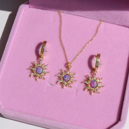 ✨ AuroraLicht – Rapunzel Sieraden (5-delige Set)