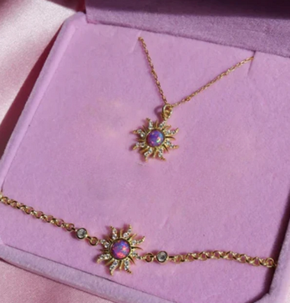 ✨ AuroraLicht – Rapunzel Sieraden (5-delige Set)