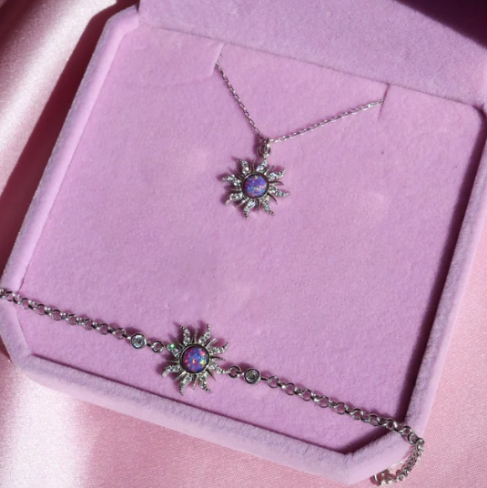 ✨ AuroraLicht – Rapunzel Sieraden (5-delige Set)