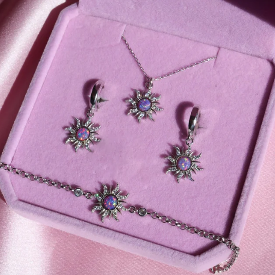 ✨ AuroraLicht – Rapunzel Sieraden (5-delige Set)