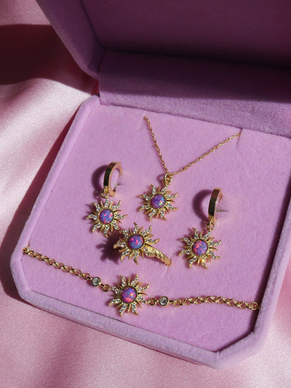 ✨ AuroraLicht – Rapunzel Sieraden (5-delige Set)