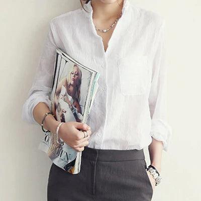 Linnen Shirt Clear *Outlet*