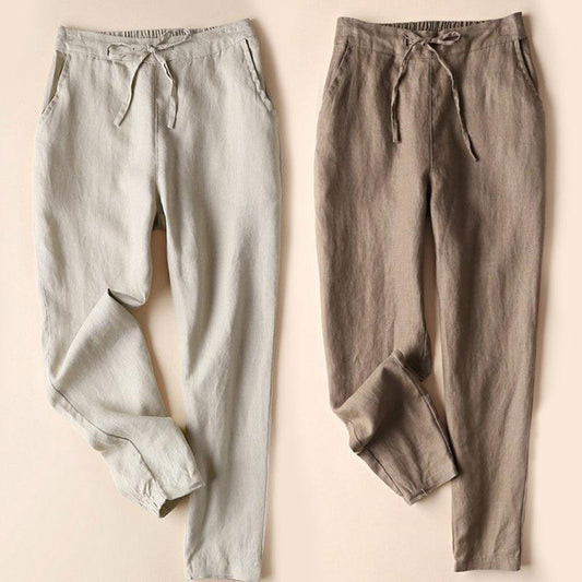 Linnen Damesbroek – Comfortabele Pasvorm & Elegante Look
